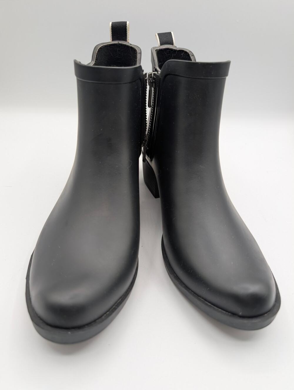 Lucky Brand Reign drop Rain Boots Women's Size 8M (EU 39) Black Rubber
